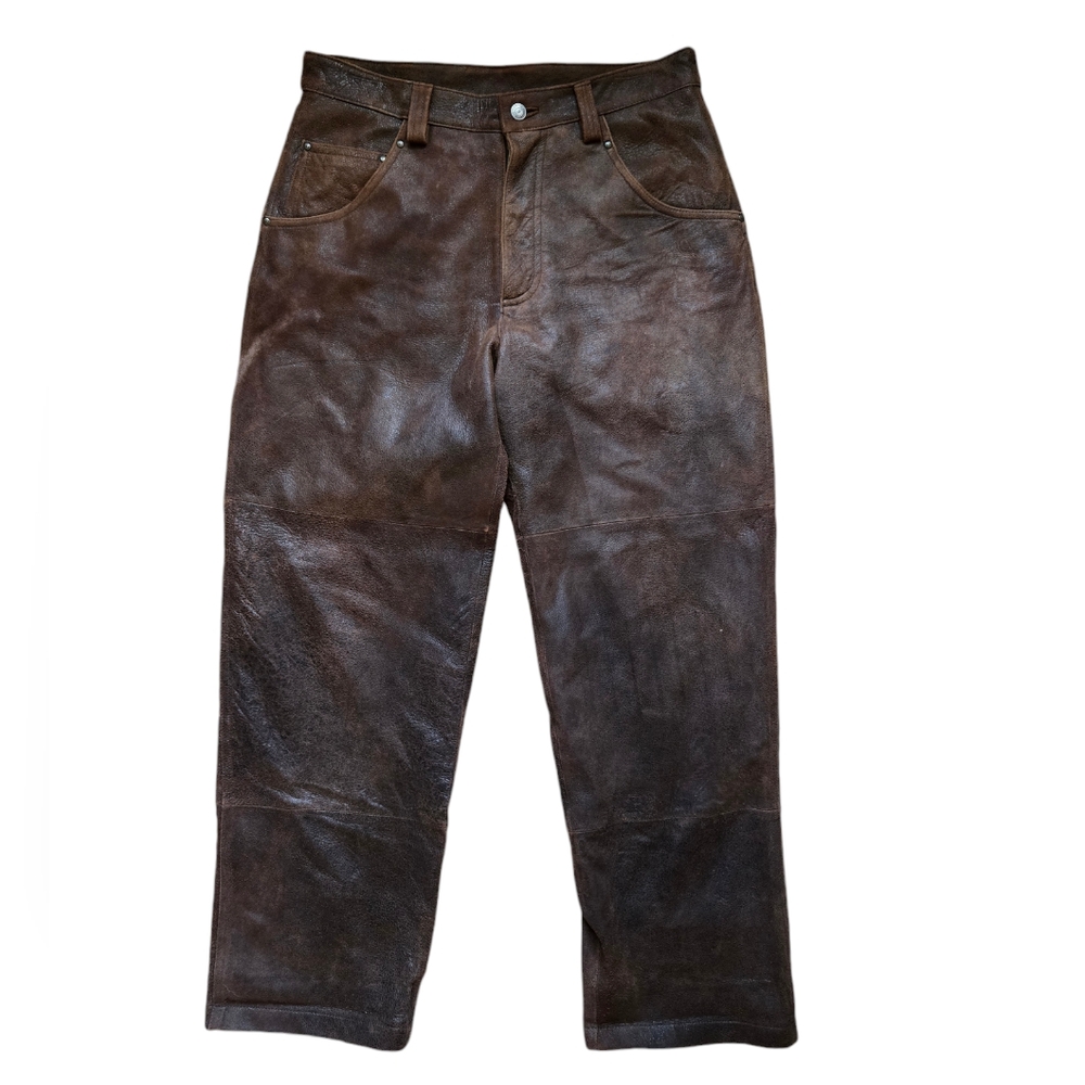 Wilson's Leather M. Julian brown leather pants